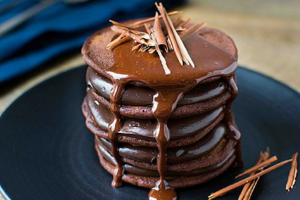 Lindt Chocolate Pancakes
