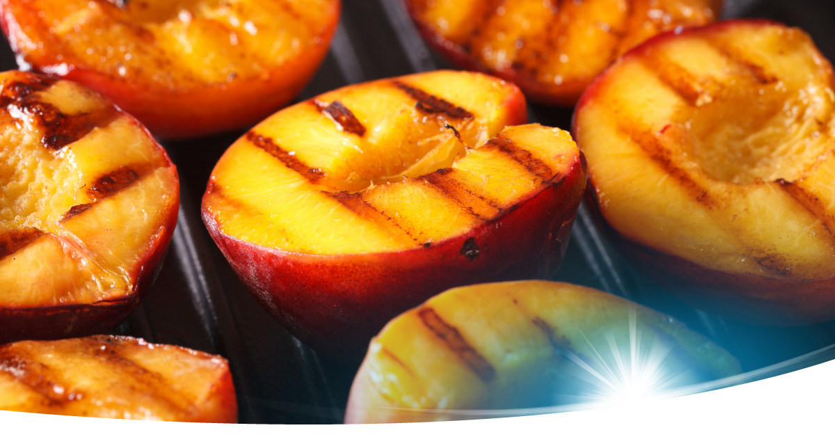 Grilled Peaches - BBQ Recipes - Electric Ireland
